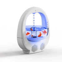 Încărcați imaginea în vizualizatorul Galeriei, Umidificator antigravitatie 3 in 1 pentru birou cu difuzor Bluetooth
