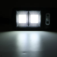 Încărcați imaginea în vizualizatorul Galeriei, Set 4 Lampi cu incarcare solara, 108 LED-uri COB, senzor de miscare si telecomanda
