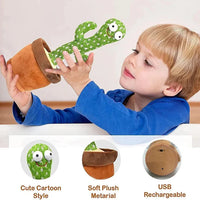Încărcați imaginea în vizualizatorul Galeriei, Jucarie audio educativa, limba engleza, 224 de cuvinte + Jucarie Interactiva de Plus Cactus Dansator cu USB CADOU
