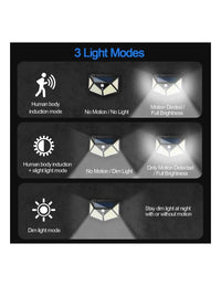 Încărcați imaginea în vizualizatorul Galeriei, Pachet 5+5 CADOU Lampa 100 LED cu panou solar, senzor de miscare
