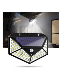 Încărcați imaginea în vizualizatorul Galeriei, Pachet 2+2 CADOU Lampa 100 LED cu panou solar, senzor de miscare
