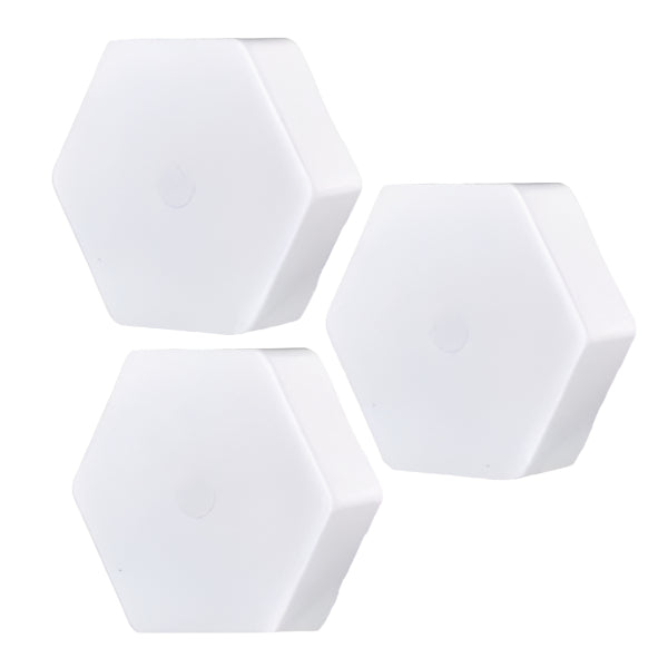 Set 3 lampi LED wireless, cu telecomanda, tip spot, pe baterii