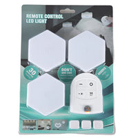 Încărcați imaginea în vizualizatorul Galeriei, Set 3 lampi LED wireless, cu telecomanda, tip spot, pe baterii
