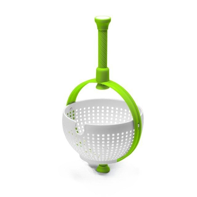 Strecuratoare multifunctionala rotativa, cu maner, verde