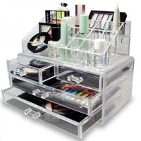 Încărcați imaginea în vizualizatorul Galeriei, Organizator pentru cosmetice, cu sertare, incapator
