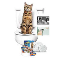 Încărcați imaginea în vizualizatorul Galeriei, Citi Kitty - kit pentru educarea pisicilor la toaleta
