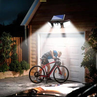 Încărcați imaginea în vizualizatorul Galeriei, Lampa Solara, de Exterior cu 3 Capete, LED, Incarcare Solara
