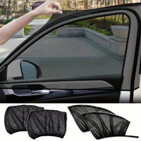 Încărcați imaginea în vizualizatorul Galeriei, Set 4 Parasolare auto, termoizolante, protectie UV, Negru + Suport numar de telefon CADOU
