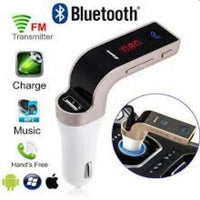 Încărcați imaginea în vizualizatorul Galeriei, Modulator FM auto cu kit Bluetooth handsfree pentru apeluri telefonice, muzica si radio
