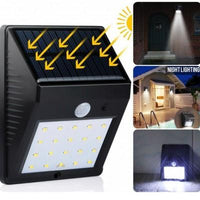 Încărcați imaginea în vizualizatorul Galeriei, Set 3 lampi solare de perete cu 20 led-uri, senzor de miscare
