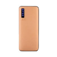 Încărcați imaginea în vizualizatorul Galeriei, Baterie externa 20000 mah, 3 USB, husa piele sintetica
