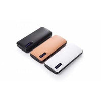 Încărcați imaginea în vizualizatorul Galeriei, Baterie externa 20000 mah, 3 USB, husa piele sintetica
