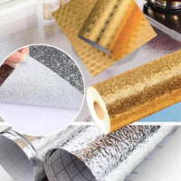 Încărcați imaginea în vizualizatorul Galeriei, Set 2 x Folie de aluminiu autoadeziva 60 x 300 cm
