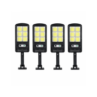 Încărcați imaginea în vizualizatorul Galeriei, Set 4 X Proiector solar 6 celule, 30W, cu senzor de miscare, sistem prindere inclus
