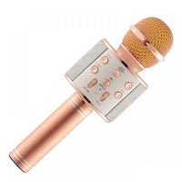 Încărcați imaginea în vizualizatorul Galeriei, Microfon Karaoke Wireless Bluetooth WS-858
