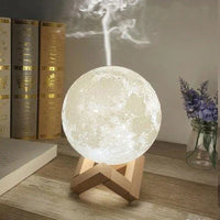 Încărcați imaginea în vizualizatorul Galeriei, Lampa de veghe cu umidificator, Luna DEKA Moon 3D, 880 ml
