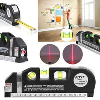 Încărcați imaginea în vizualizatorul Galeriei, Nivela-boloboc multifunctionala cu raza laser si ruleta incorporata
