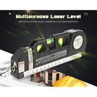 Încărcați imaginea în vizualizatorul Galeriei, Nivela-boloboc multifunctionala cu raza laser si ruleta incorporata
